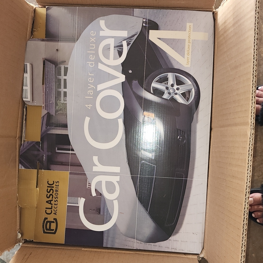 4 LAYER CAR COVER BY CLASSIC ACCESSORIES NWT UNUSED FOR MID SIZE CAR